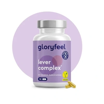 Afbeelding van Lever Detox met Mariadistel, Artisjok, Kurkuma en Choline 120 capsules voor 2 maanden voorraad Complex verrijkt spirulina, zink selenium Veganistisch