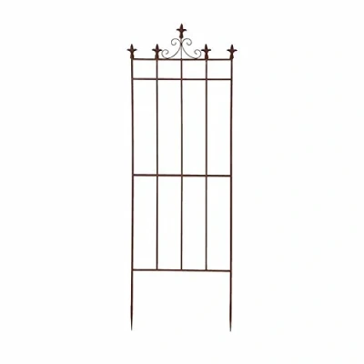 Afbeelding van Esschert Design Plantensteun Franse Lelie 164,5 Cm Staal Bruin