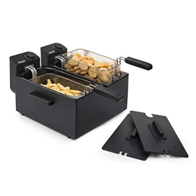 Afbeelding van Princess 183028 Dubbele Friteuse Zwart 6L 3600W