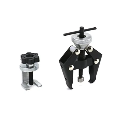 Afbeelding van QWORK® 2 stuks wisserarmtrekker, wisseracculagertrekker, verstelbaar, maximale opening van 36mm en 16mm