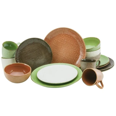 Afbeelding van CreaTable Combi servies Canvas (set, 16 delig)