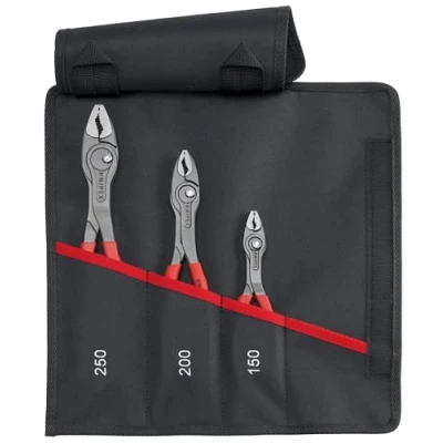 Afbeelding van Knipex 00 19 61 V01 3 delige TwinGrip Voorgrijp Tangenset In Etui 150/200/250mm