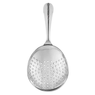 Afbeelding van Final Touch Rvs Julep Zeef Cocktail Bartending Tool Voor Mengen Mint Juleps &amp; Andere Cocktails. Past op de meeste standaard mengglazen