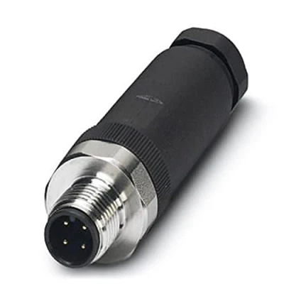 Afbeelding van Phoenix Contact 1553174 Sensor/actuator connector, niet geassembleerd M12 Aantal polen: 4 Stekker, recht 1 stuk(s)