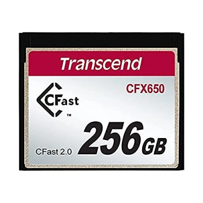 Afbeelding van Transcend TS256GCFX650 256GB CompactFlash Cfast 2.0 SATA III 6Gb/s geheugenkaart