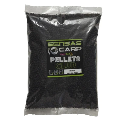 Afbeelding van PELLETS Club Black Vis 8 mm 1 kg SENSAS