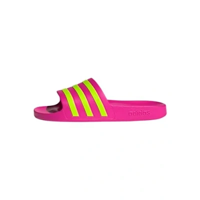 Afbeelding van adidas dames Adilette Aqua Slides Slides, Shock Pink Solar Slime Roze, 39 EU