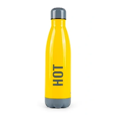 Afbeelding van Excelsa Warm/Koud thermosfles, 50 cl, geel, roestvrij staal