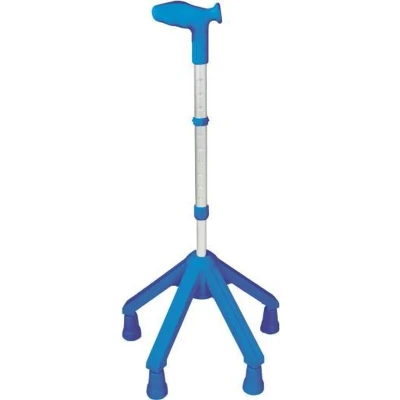 Afbeelding van Rebotec Vierpoot Wandelstok Rechts Blauw