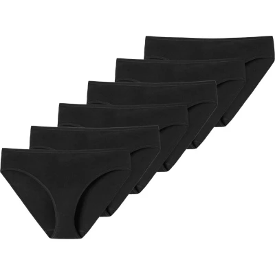 Afbeelding van Schiesser TAI SLIP 6 PACK Slip, Dames, Maat: 42, Schwarz