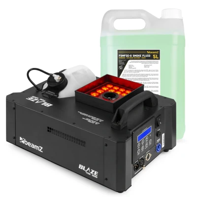 Afbeelding van BeamZ BLAZE1200 rookmachine voor horizontale en verticale rook met