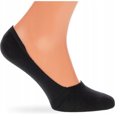 Afbeelding van Invisible sneakersokken Bamboe 3 Paar Zwart Maat 35/38