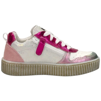 Afbeelding van Keq Sneakers laag voor kinderen, Maat: 34, Fuchsia Leer/ synthetisch