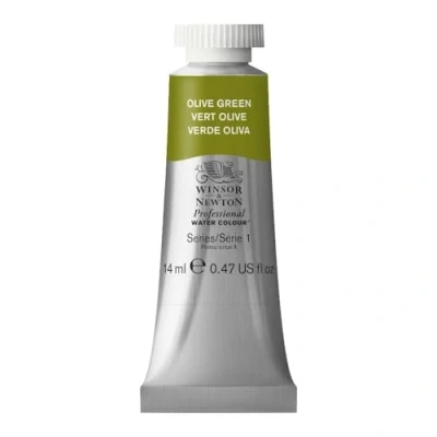 Afbeelding van Winsor &amp; Newton 0105447 Professional Water Colour, fijnste kunstenaars aquarelverf met de hoogst mogelijke pigmentatie, uitstekende lichtechtheid 14ml Tube, Olive Green