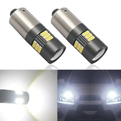 Afbeelding van Eseastar BAY9S H21W LED lampen 6000K wit 12V 24V 15LED SMD4014 Extreem helder met projector voor auto zijlicht back up interieur koepel kentekenplaatverlichting, 2 Pack