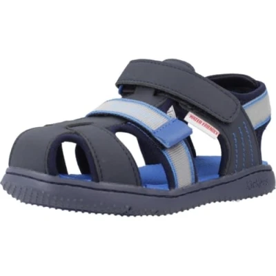 Afbeelding van Kickers Outdoorsandalen voor kinderen, Maat: 22, Marine Kunststof