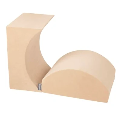 Afbeelding van KiddyMoon Speeltuin Fluweel Van Schuim Met Fluwelen Ronde Ballenbad Kuilen Voor Baby&#039;s Hindernisbanen, Zand Beige