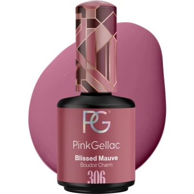 Afbeelding van Pink Gellac 306 Blissed Mauve gel nagellak 15 ml