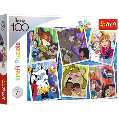 Afbeelding van Trefl 200 Disney helden / 100