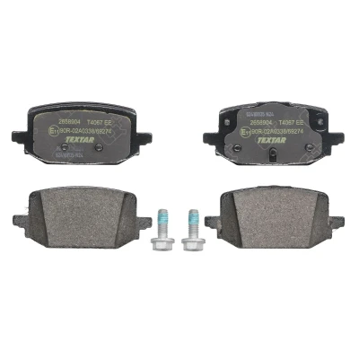 Afbeelding van Remblokkenset, schijfrem TEXTAR 2658904, voor o.a. RENAULT,