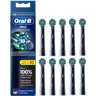 Afbeelding van Oral B PRO Cross Action Black opzetborstels 10 stuks