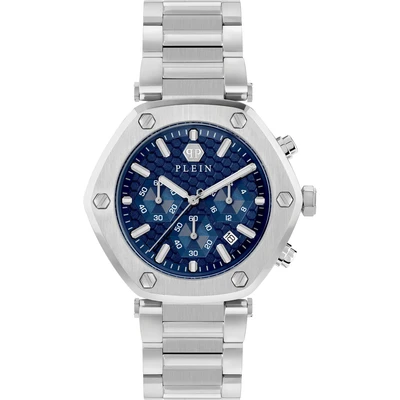 Afbeelding van Philipp Plein The Hexagon Chrono PWZBA0323 Horloge Staal Zilverkleurig Ø 42 mm
