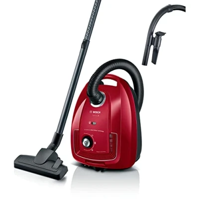 Afbeelding van Bosch BGB38RD2 Serie 4 Stofzuiger met zak Rood