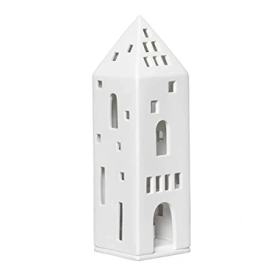 Afbeelding van Räder 1446 Living windlicht toren porselein 6 x 20,5 cm