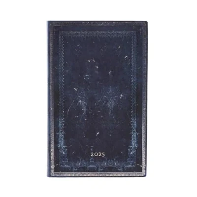 Afbeelding van Paperblanks Flexis Kalender 12 maanden 2025, inktvlek, maxi dagplanner, sluiting met elastiek