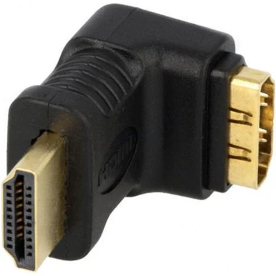 Afbeelding van HDMI verloopstekker haaks naar Boven