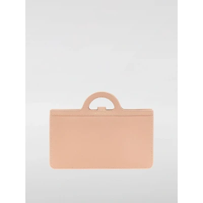 Afbeelding van Trunk Leather Handbag Top Handle Wo Pink Clutch Bags