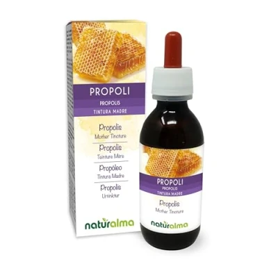Afbeelding van Propolis (Propolis) hars Alcoholvrije moedertinctuur Naturalma Vloeibaar extract druppels 120 ml Voedingssupplement