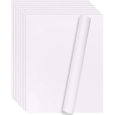 Afbeelding van Zelfklevende Vinyl Folie Plotter, Matte Wit Vellen Pakket, 10 21x30cm Permanente Plotter Folie, voor Scrapbooking, Bijknippen, Borden, Cameo