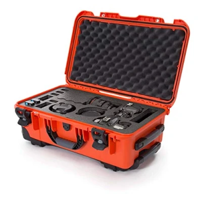 Afbeelding van Nanuk 935 Waterdichte Carry on Hard Case met Foam Insert voor Canon, Nikon 2 DSLR Body en Lens/Lenzen Oranje (935 EDSLR3)