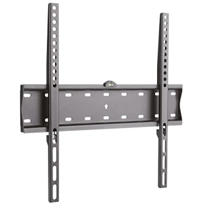 Afbeelding van Universele TV muurbeugel slechts 2,7 cm wandafstand plat smal vast voor 26 55 inch LCD LED OLED televisies VESA 100 200 300 400 zwart model: P48A