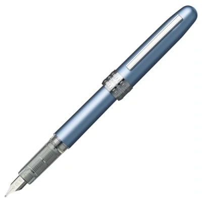 Afbeelding van Platinum Vulpen &quot;Plaisir&quot;, middelgrote veer ijsblauw, 1 stuk (1 stuk)