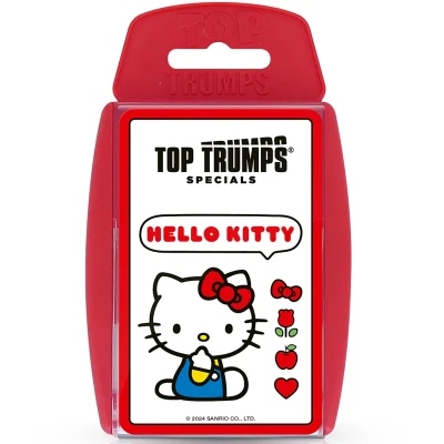 Afbeelding van Top Trumps Hello Kitty Specials Kaartspel Ontdek Spelen Met en Al Haar Favoriete Hobbies Educatief Cadeau Voor Leeftijd 6 Plus, Roze, Pastelkleuren