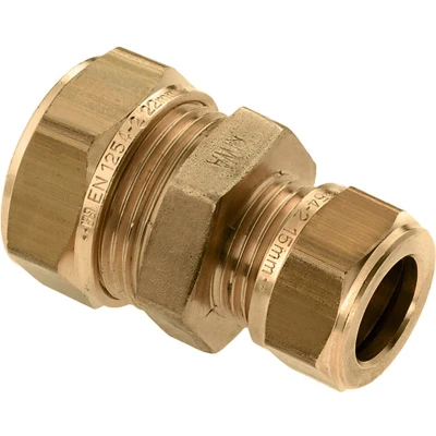 Afbeelding van Bonfix rechte verloopkoppeling 15 x 10 mm knel