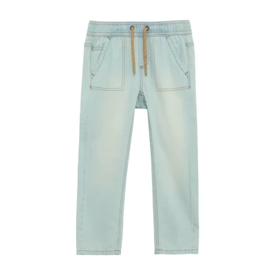 Afbeelding van s.Oliver JOG Regular FIT MID RISE USED Effekt Straight leg jeans voor kinderen, Maat: 134xREG, Blau