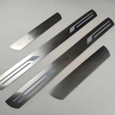 Afbeelding van Auto Instaplijsten Protector voor Nissan Qashqai J12 e Power 2022 2024 2025 Beschermers Strips, Scuff Pedaal Guard Cover Drempel Trim Styling Accessoires, 4pcs