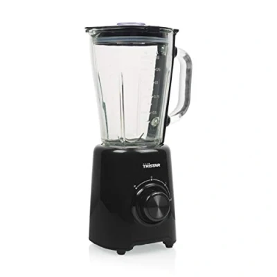 Afbeelding van Tristar BL 4477 blender 1,5 Liter glazen kan Ice crusher en Pulse functie