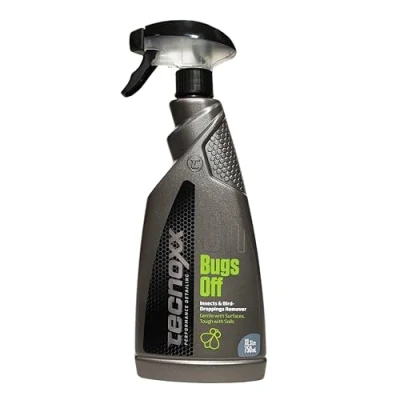 Afbeelding van Tecnoxx Bugs Off Muggenreiniger, insecten en uitwerpselverwijderaar op voorruit carrosserie, 750 ml, met sproeifles, XL