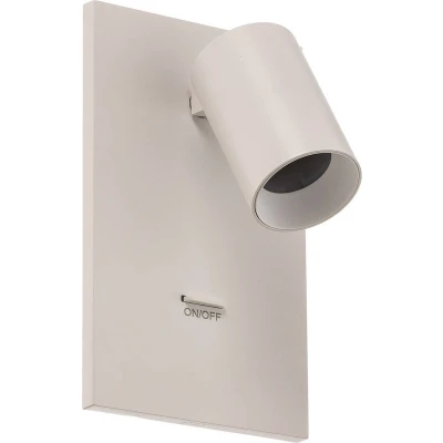 Afbeelding van Arcchio spot Brinja, wit, metaal, USB C, schakelaar, GU10