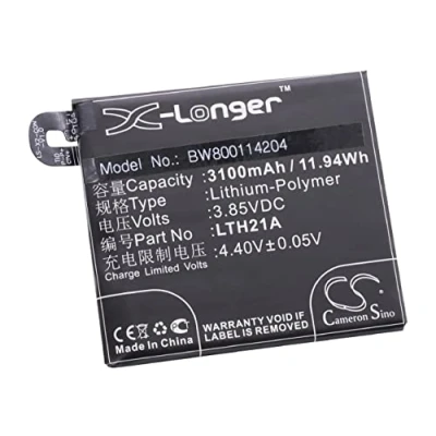 Afbeelding van vhbw Li polymeer batterij 3100mAh (3,85V) voor mobiele telefoon smartphone zoals LeTV LTH21A