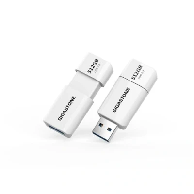 Afbeelding van Gigastone Z60 512 GB 2 pack USB 3.1 flashdrive, R/W 400/300 MB/s Ultra High Speed Pen Drive, Capless Intrekbare Design Thumb 2.0 / 3.0 Interface Compatibel