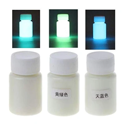 Afbeelding van Glow in The Dark Pigment Poeder Lichtgevende Mica Perfect voor Epoxyhars Vloeibare Hars Kleur Diy Sieraden Doorschijnend