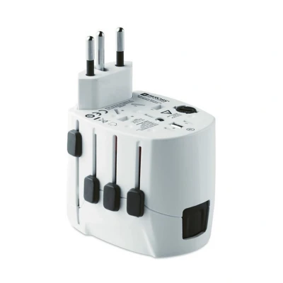 Afbeelding van PRO World USB. 3 pole Skross#, wit