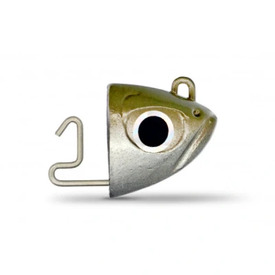 Afbeelding van Fiiish Black Minnow Jigheads Shore No.3 &#039;Khaki&#039; 12g (2 stuks) Loodkoppen