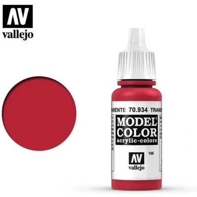 Afbeelding van Vallejo 70934 Model Color Transparent Red Acryl Verf flesje