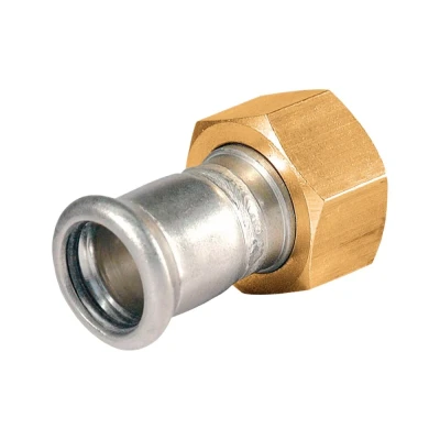 Afbeelding van Bonfix Perskoppeling RVS 316L Wartelkoppeling G1 1/2&quot;x35mm